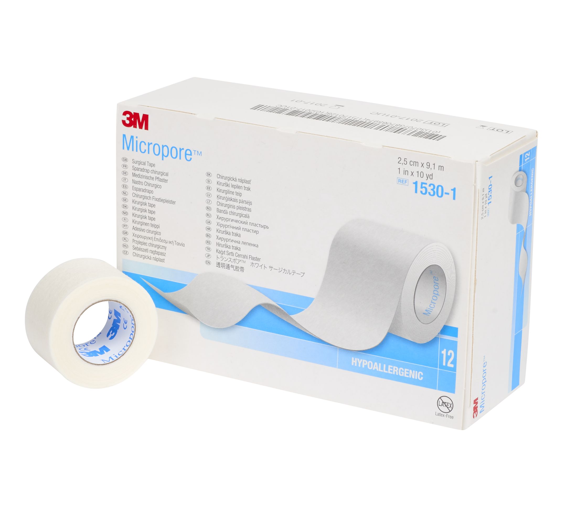 3M Micropore papírová náplast 2