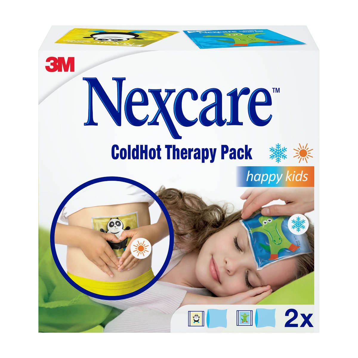 3M Nexcare ColdHot Therapy Pack Happy Kids 2 ks 3M