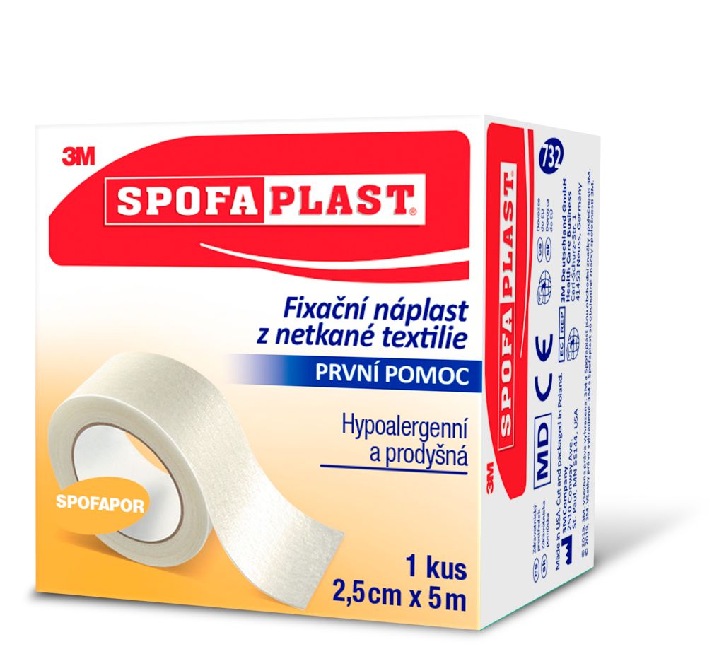 3M Spofaplast 732 Fixační náplast z netkané textilie 2