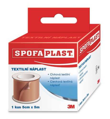 3M Spofaplast Textilní náplast 5 cm x 5 m cívka 1 ks 3M