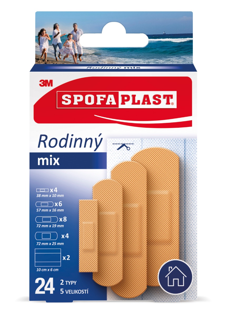 3M Spofaplast® 603 Rodinný mix náplasti 24 ks 3M