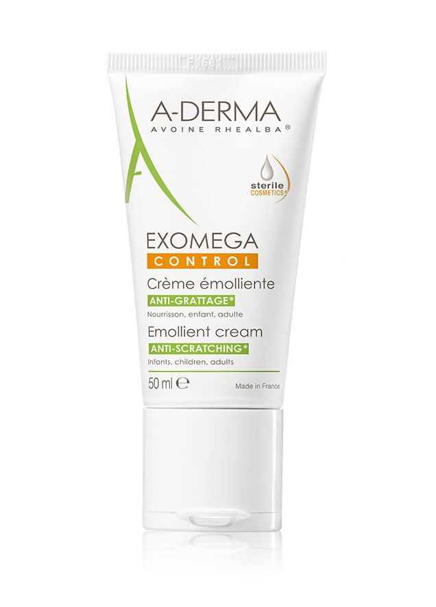 A-Derma Exomega Control emolienční krém pro suchou kůži se sklonem k atopii 50 ml A-Derma
