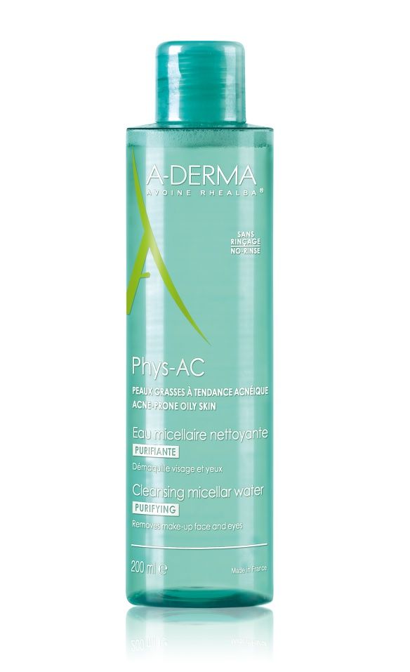 A-Derma Phys-AC Čisticí micelární voda 200 ml A-Derma