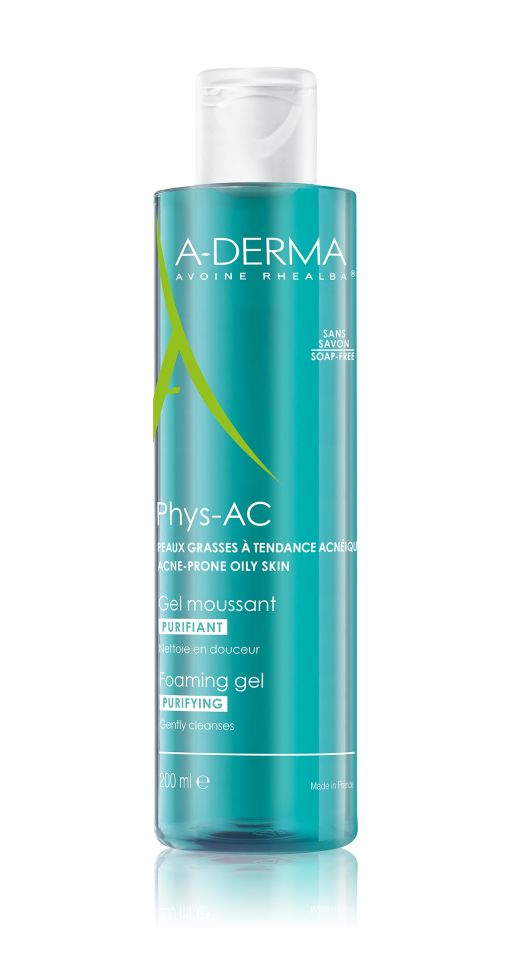 A-Derma Phys-AC Čisticí pěnivý gel 200 ml A-Derma