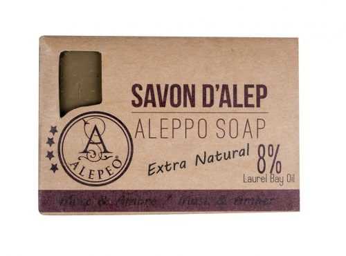 ALEPEO Tradiční ručně vyráběné mýdlo Mošus & Ambra 8% 100 g ALEPEO