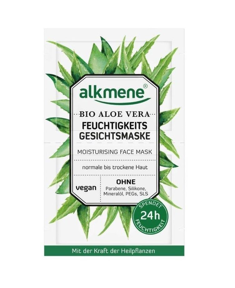 ALKMENE BIO Hydratační pleťová maska Aloe Vera 2x6 ml ALKMENE BIO