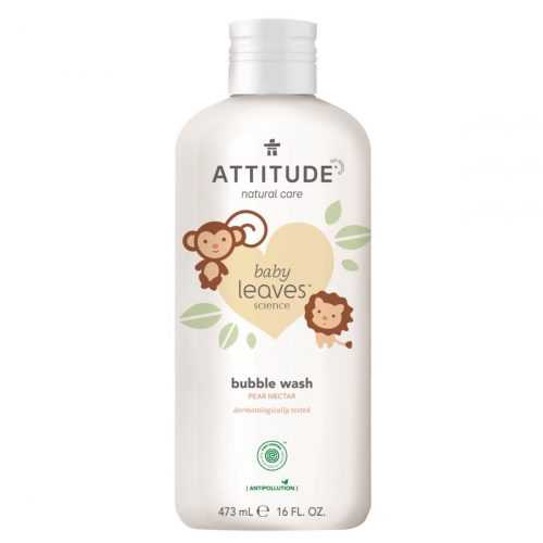 ATTITUDE Baby Leaves Pěna do koupele hruška 473 ml ATTITUDE