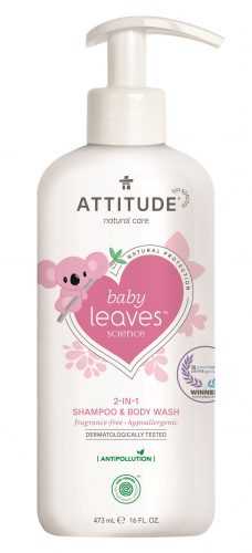 ATTITUDE Baby Leaves Tělové mýdlo a šampon 2v1 473 ml ATTITUDE