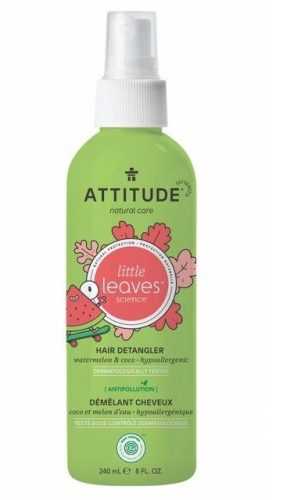 ATTITUDE Little leaves Sprej pro snadné rozčesávání dětských vlásků s vůní melounu a kokosu 240 ml ATTITUDE