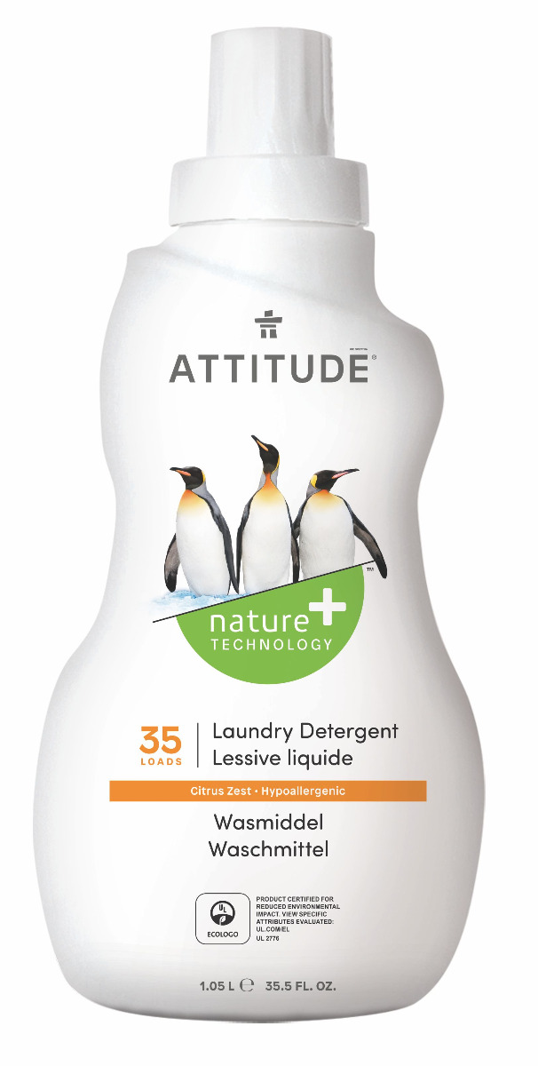 ATTITUDE Prací gel s vůní citronové kůry 1050 ml ATTITUDE