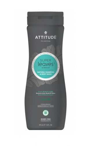 ATTITUDE Super leaves Přírodní pánský šampon proti lupům & tělové mýdlo 2v1 473 ml ATTITUDE