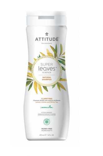 ATTITUDE Super leaves Přírodní šampon rozjasňujicí pro normální a mastné vlasy 473 ml ATTITUDE
