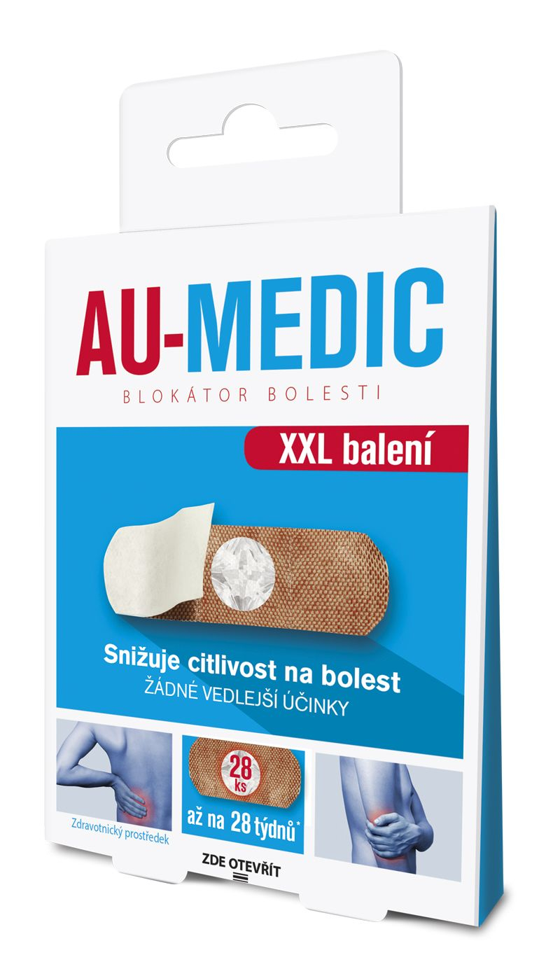 AU-MEDIC Blokátor bolesti 28 ks AU-MEDIC