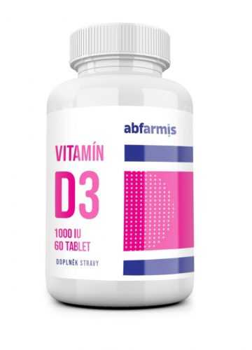 Abfarmis Vitamín D3 1000 IU 60 tablet Abfarmis