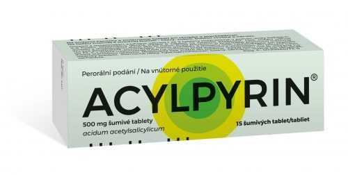 Acylpyrin 500 mg 15 šumivých tablet Acylpyrin