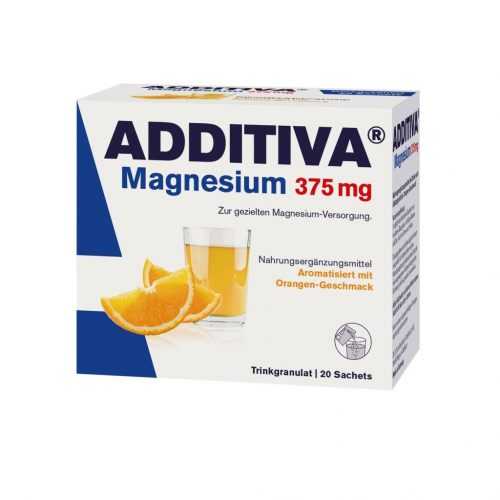 Additiva Magnesium nápoj 375 mg pomeranč 20 sáčků Additiva