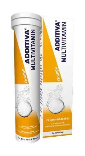 Additiva Multivitamin pomeranč 20 šumivých tablet Additiva