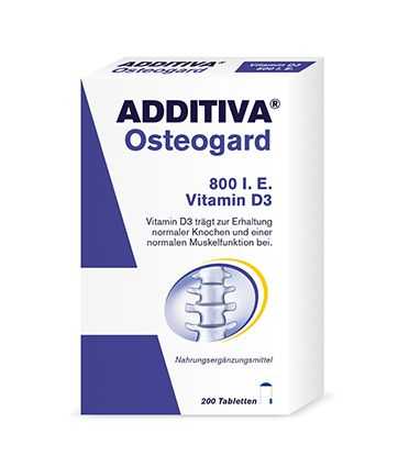 Additiva Osteogard Vitamin D3 800 I.E. 200 tablet Additiva
