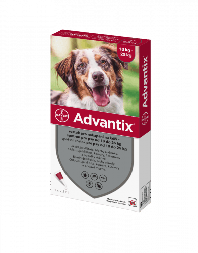 Advantix pro psy 10-25 kg spot-on 1x2