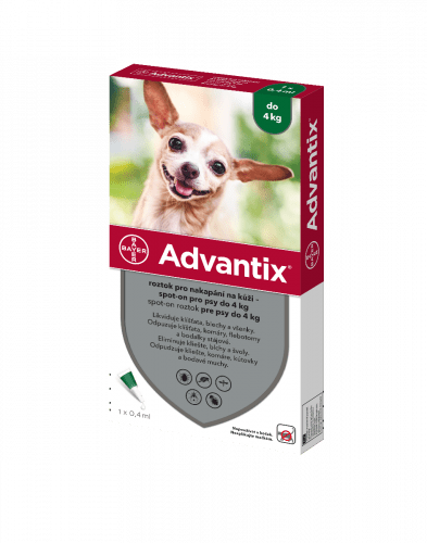 Advantix pro psy do 4 kg spot-on 1x0