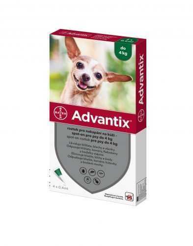 Advantix pro psy do 4 kg spot-on 4x0