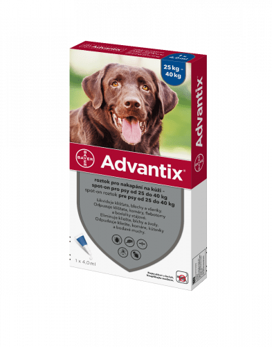 Advantix pro psy od 25 do 40 kg spot-on 1x4 ml Advantix