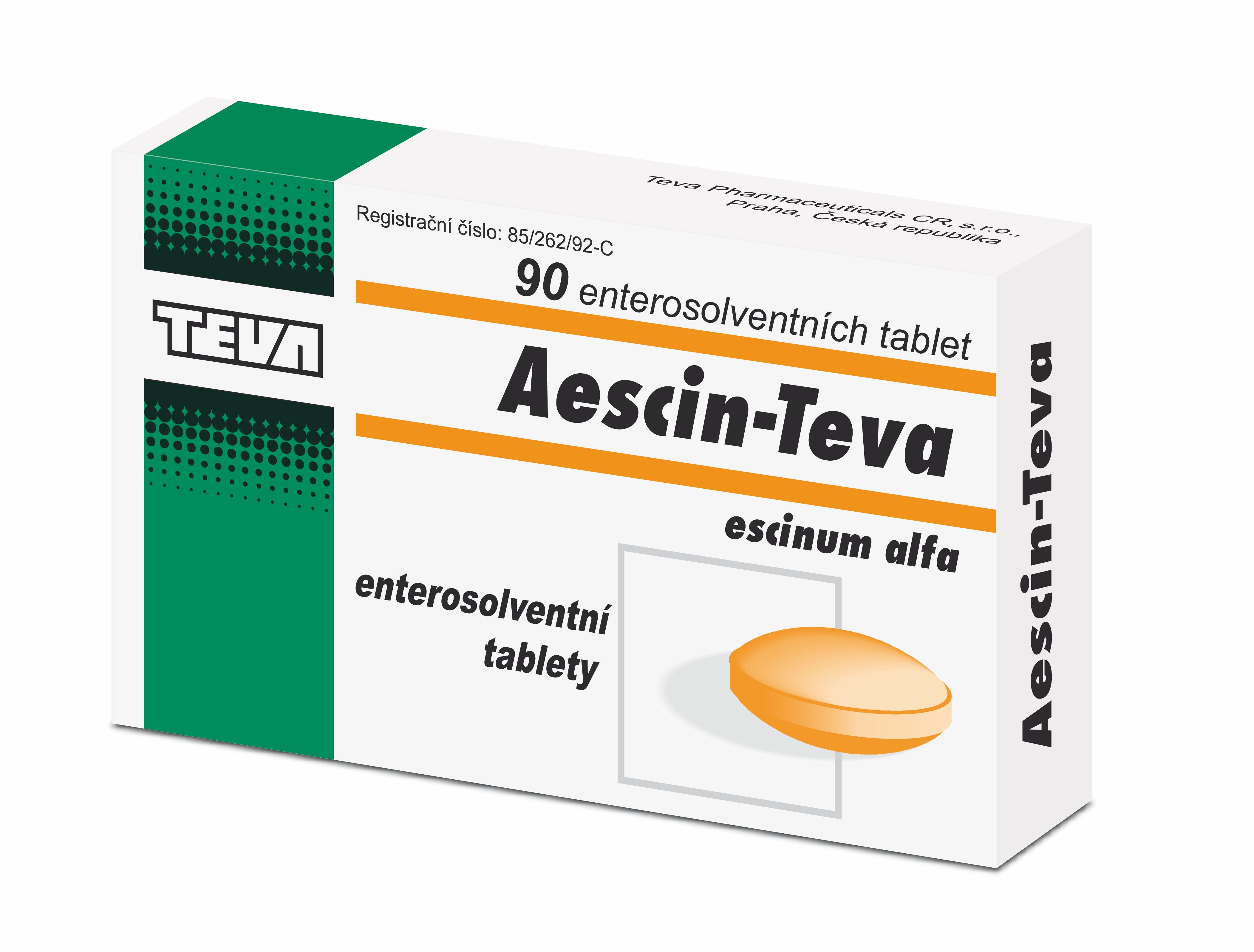 Aescin Teva 20 mg 90 tablet Aescin