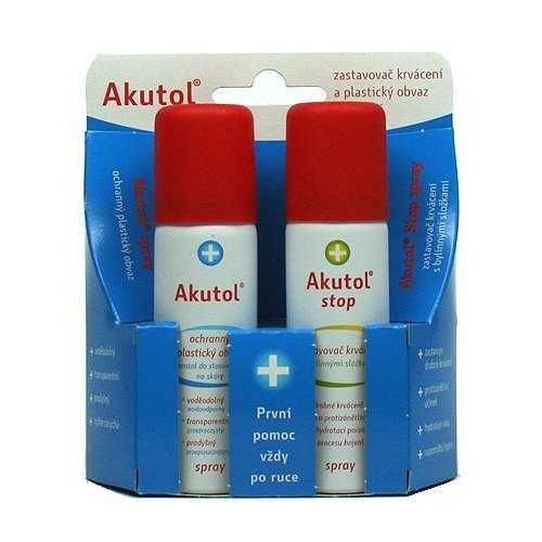 Akutol spray + STOP spray duopack 2x60 ml Akutol