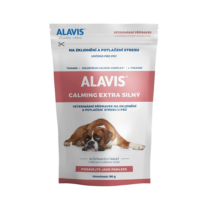 Alavis Calming Extra silný 30 žvýkacích tablet Alavis