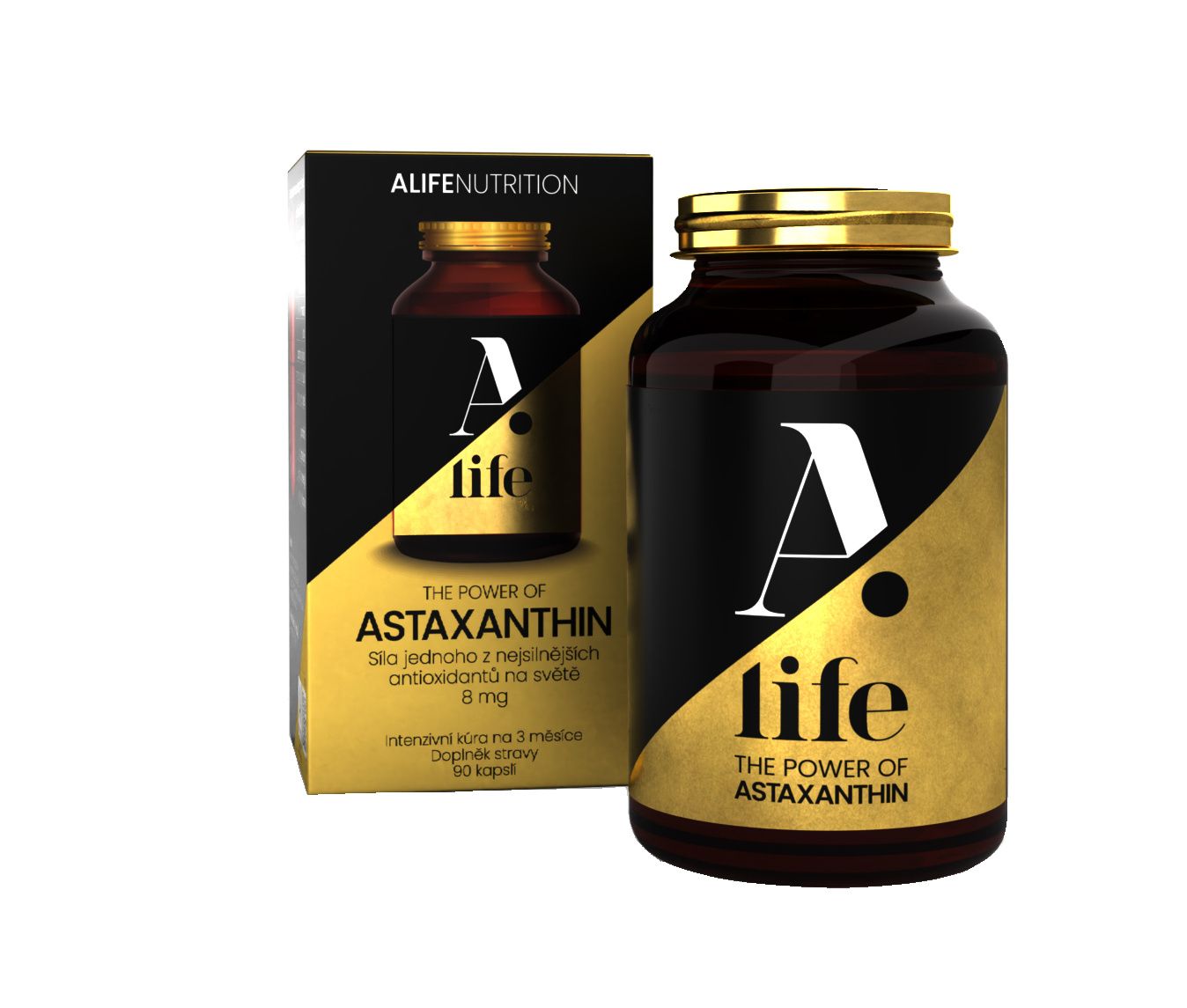 Alife Beauty and Nutrition Astaxanthin 90 kapslí Alife Beauty and Nutrition