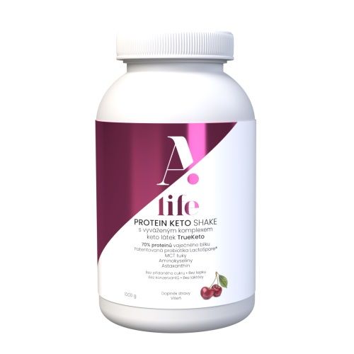 Alife Beauty and Nutrition Protein Keto Shake višeň 1000 g Alife Beauty and Nutrition