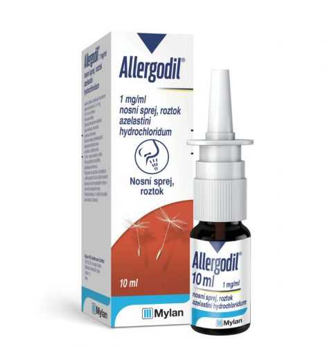 Allergodil 1 mg/ml nosní sprej 10 ml Allergodil