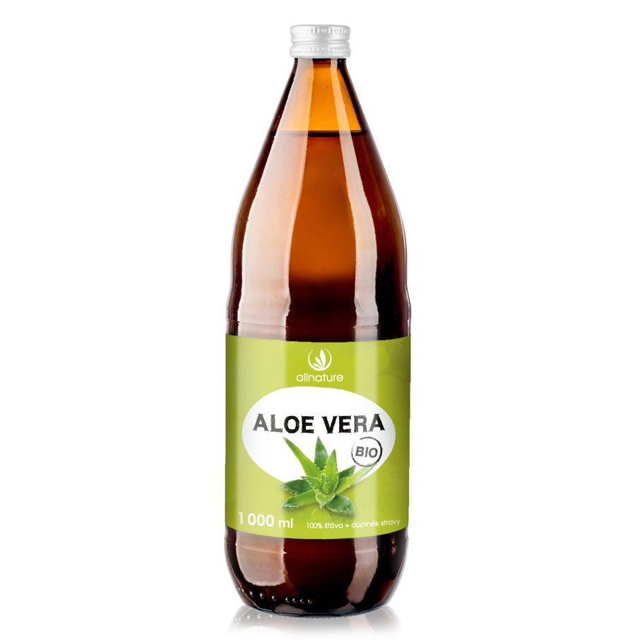 Allnature Aloe Vera BIO 100% šťáva 1000 ml Allnature