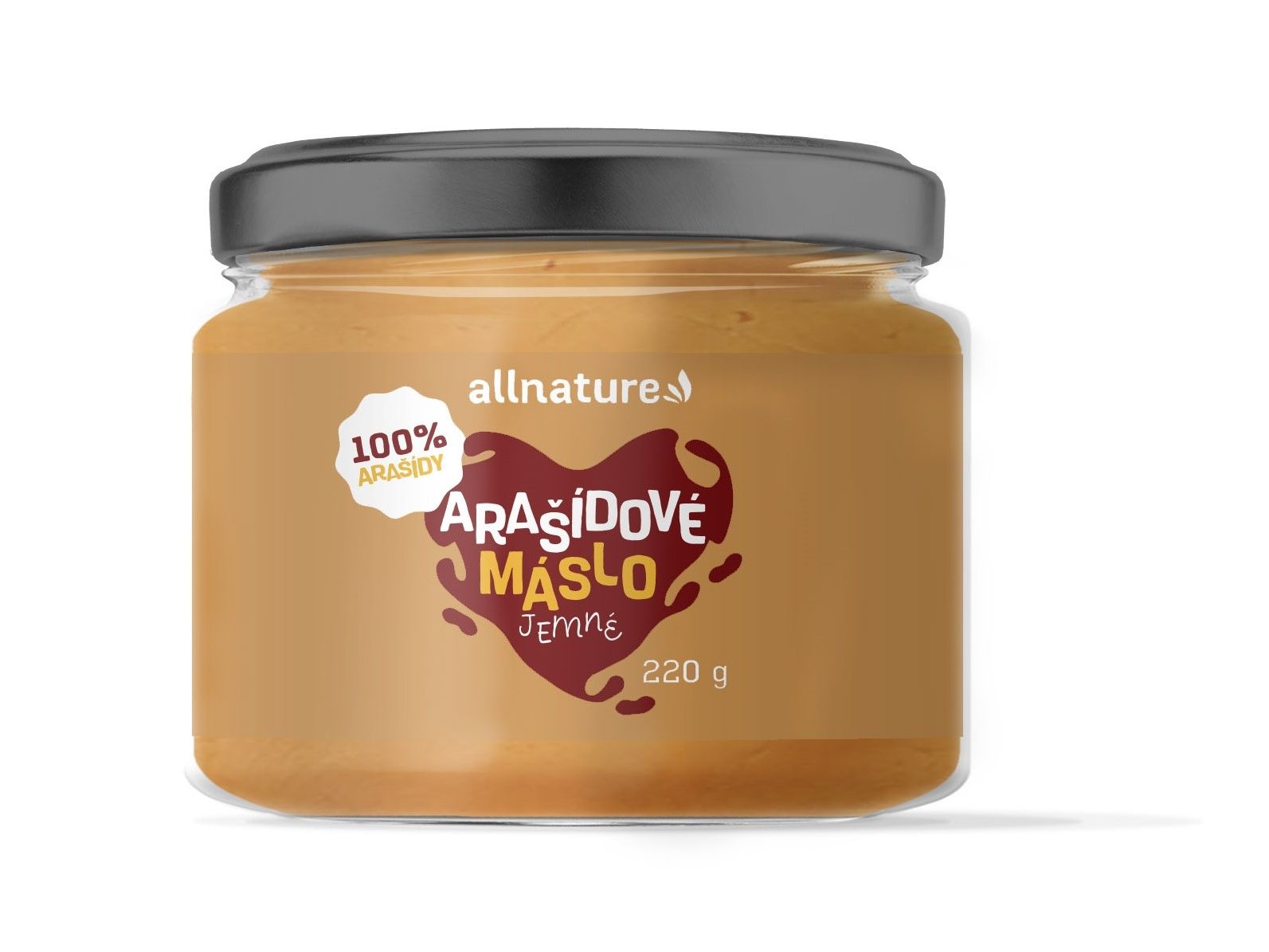 Allnature Arašídové máslo jemné 220 g Allnature