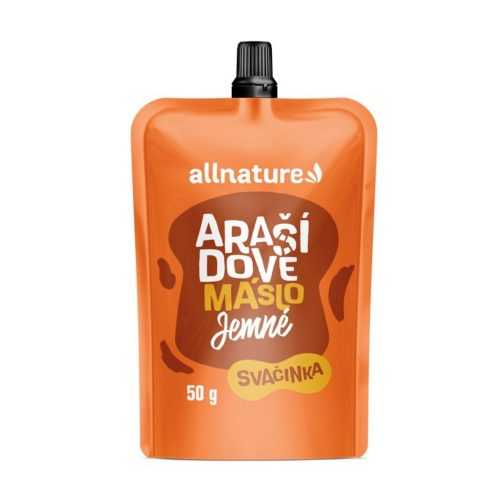 Allnature Arašídové máslo jemné 50 g Allnature