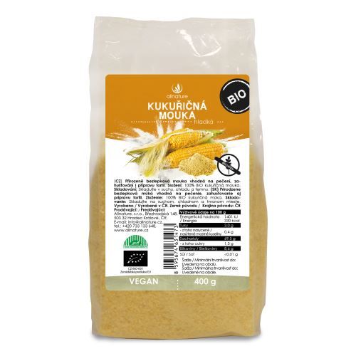 Allnature BIO Kukuřičná mouka 400 g Allnature