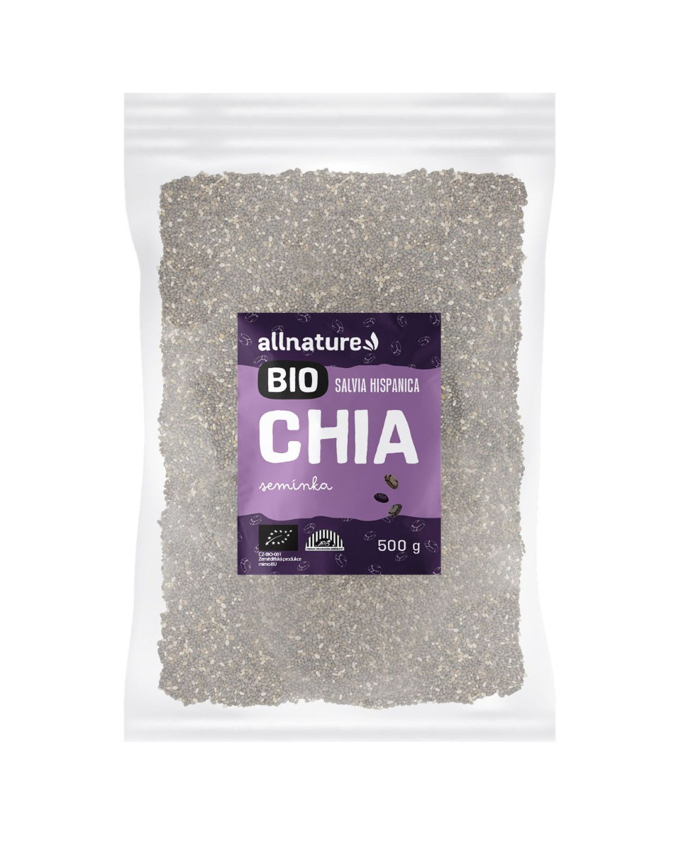 Allnature Chia BIO semínka 500 g Allnature