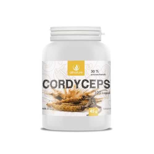 Allnature Cordyceps 100 kapslí Allnature