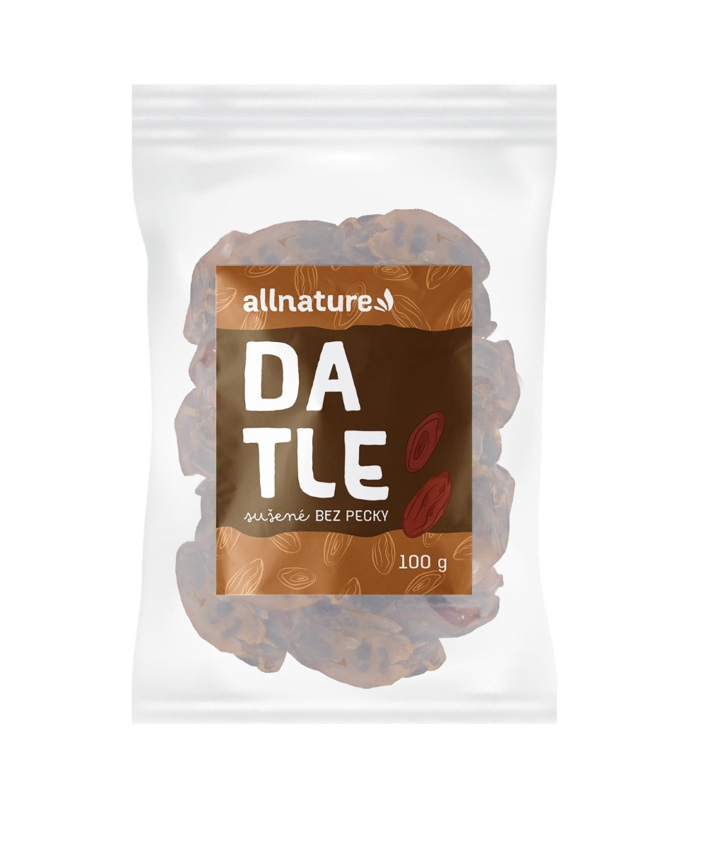 Allnature Datle vypeckované 100 g Allnature