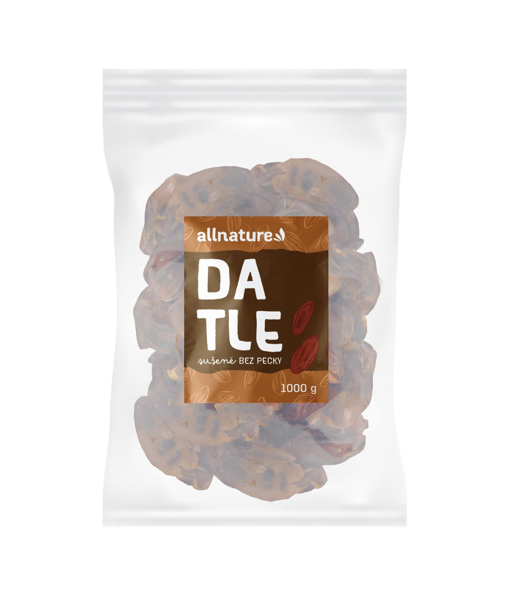 Allnature Datle vypeckované 1000 g Allnature