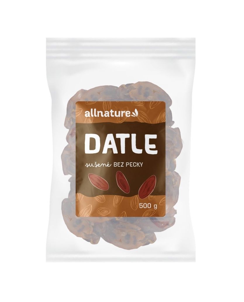 Allnature Datle vypeckované 500 g Allnature