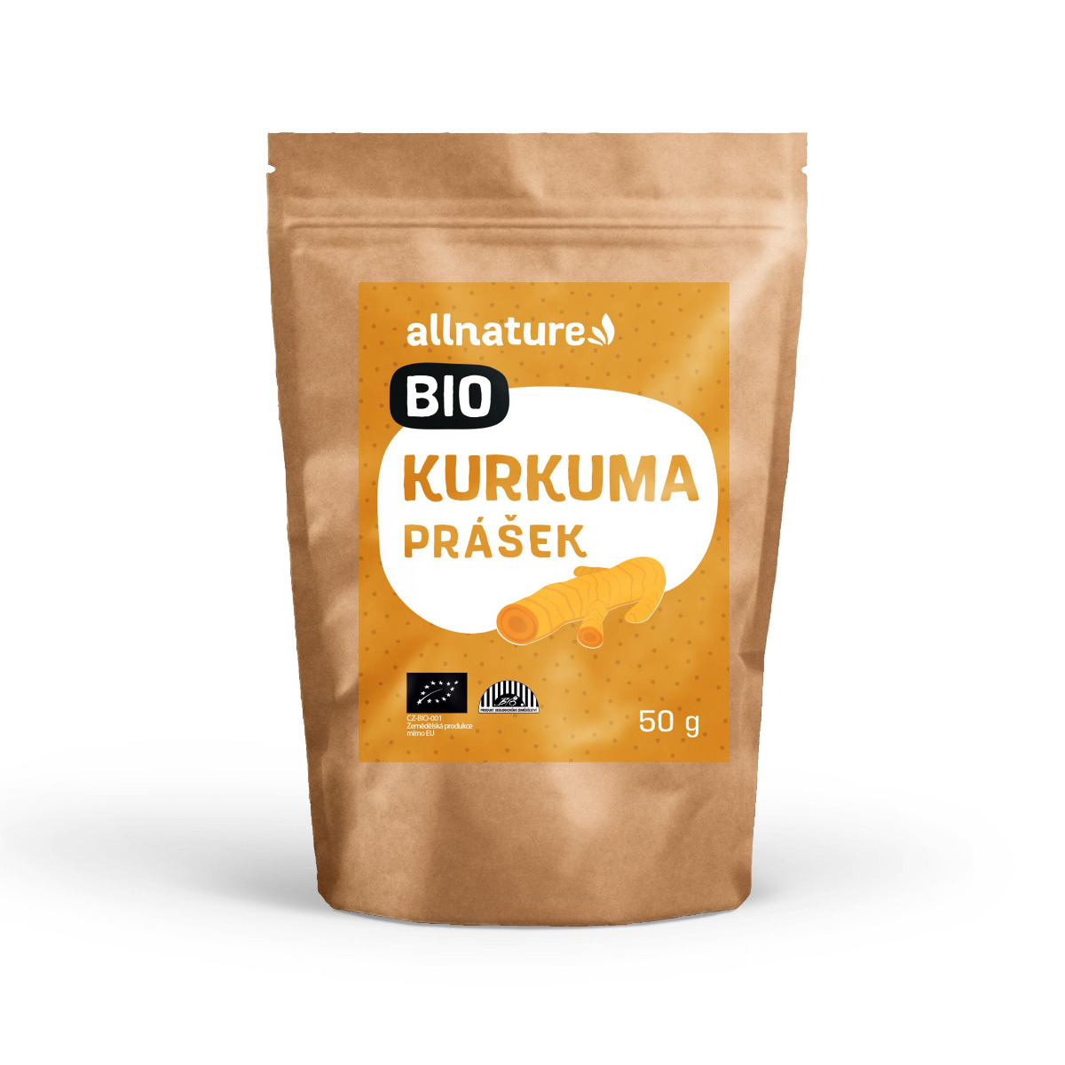 Allnature Kurkuma BIO prášek 50 g Allnature