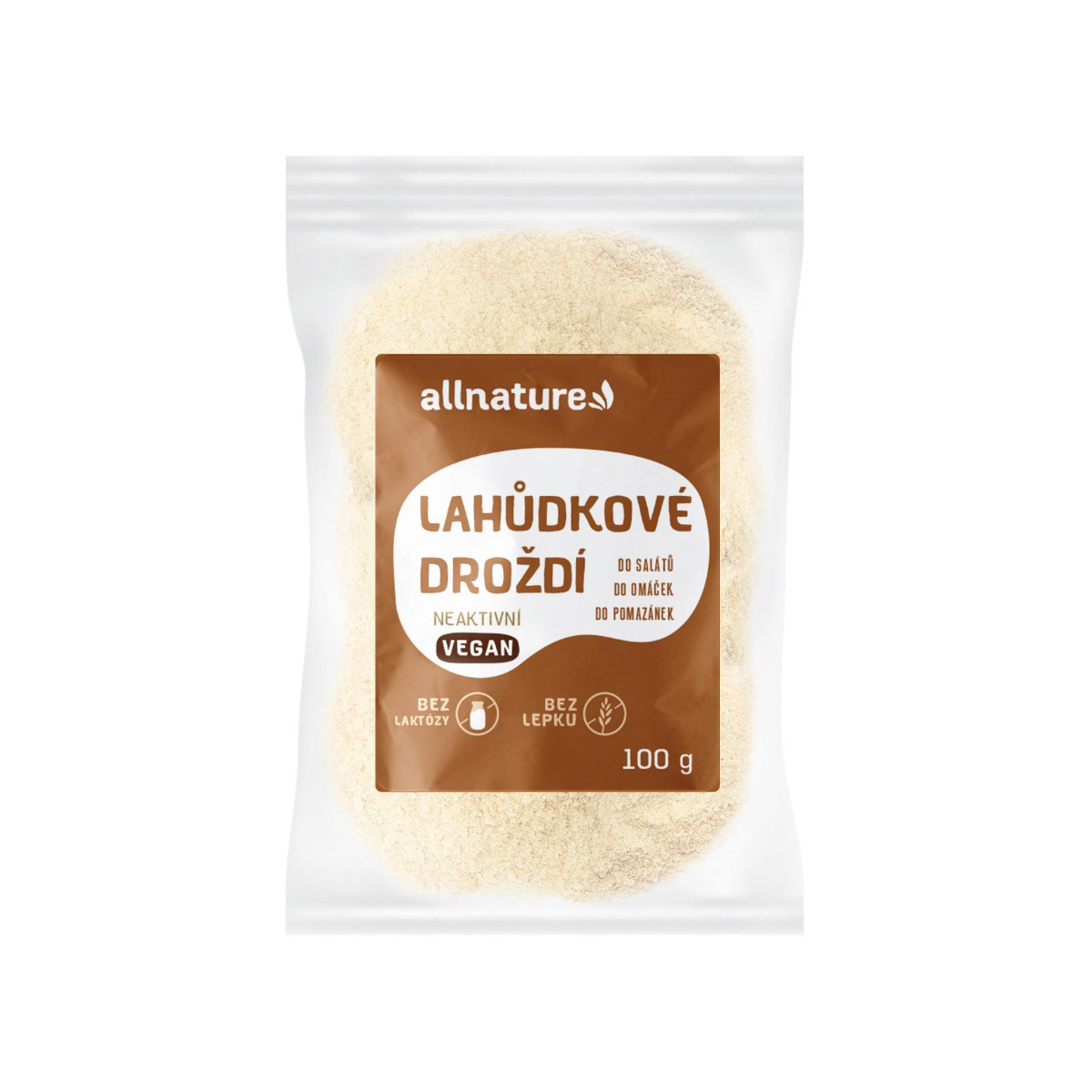 Allnature Lahůdkové droždí neaktivní 100 g Allnature