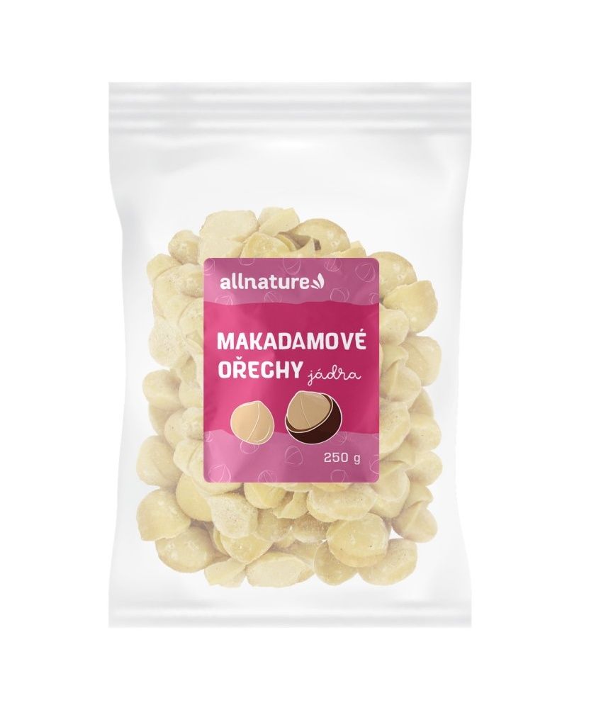 Allnature Makadamové ořechy 250 g Allnature