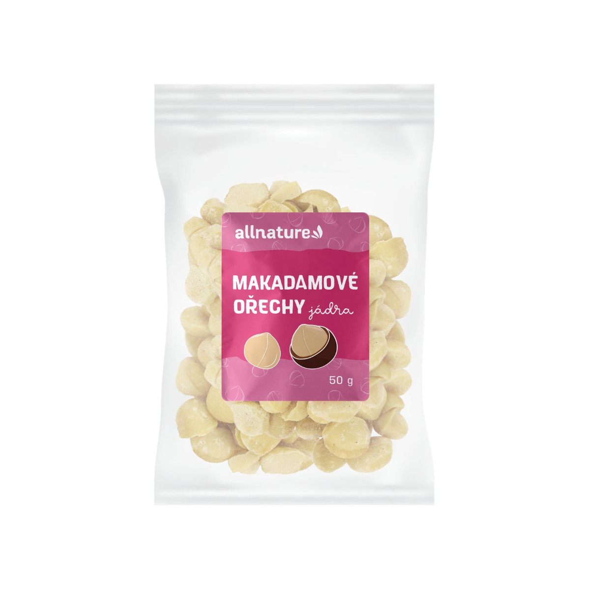 Allnature Makadamové ořechy 50 g Allnature