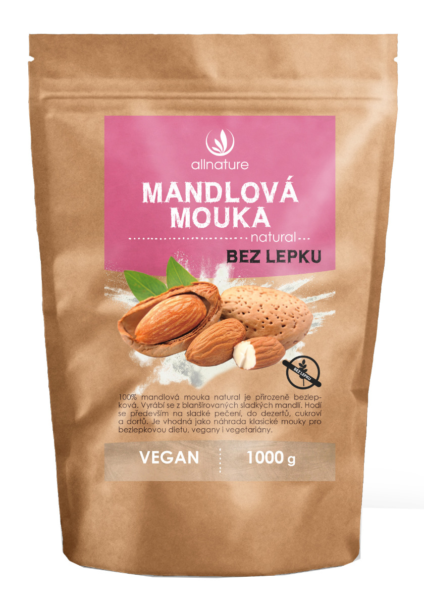 Allnature Mandlová mouka natural 1000 g Allnature
