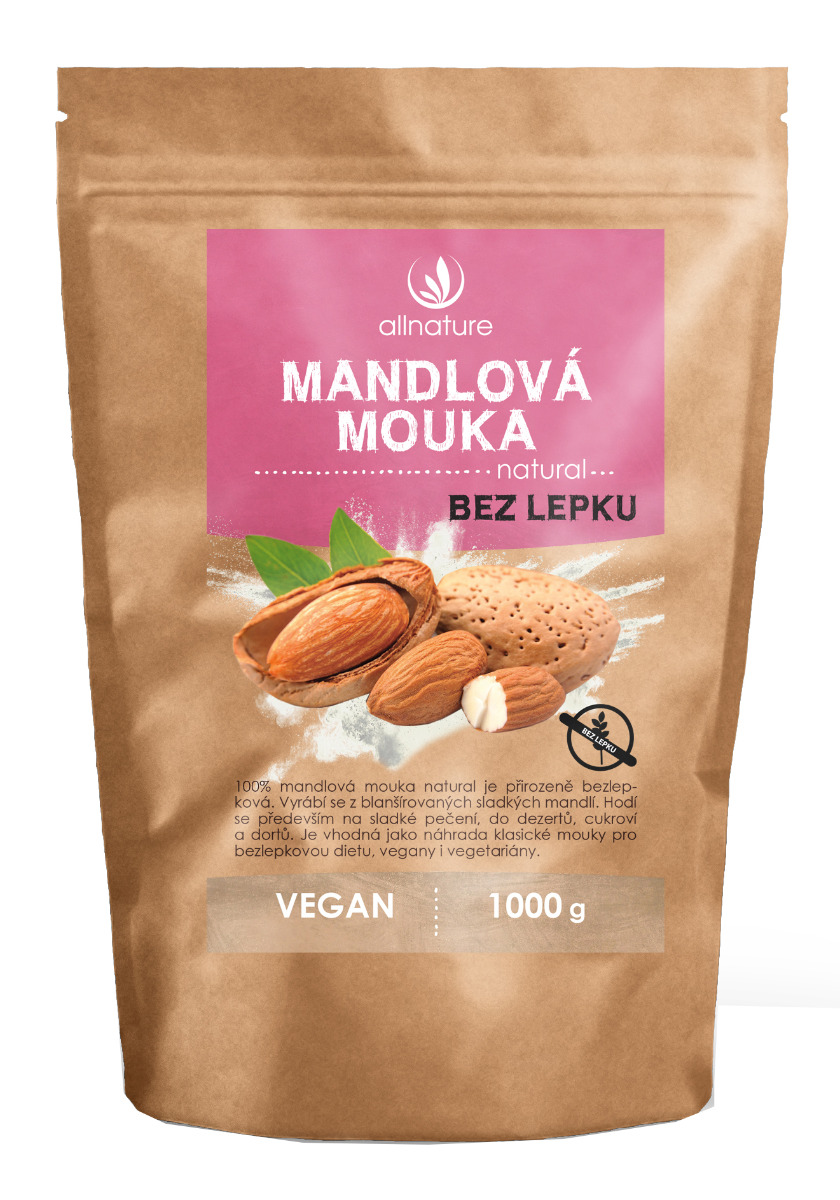 Allnature Mandlová mouka natural 1000 g Allnature