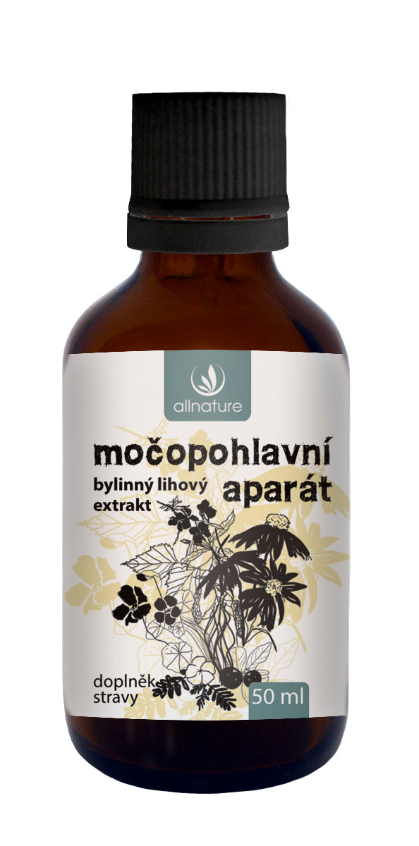 Allnature Močopohlavní aparát bylinný lihový extrakt 50 ml Allnature