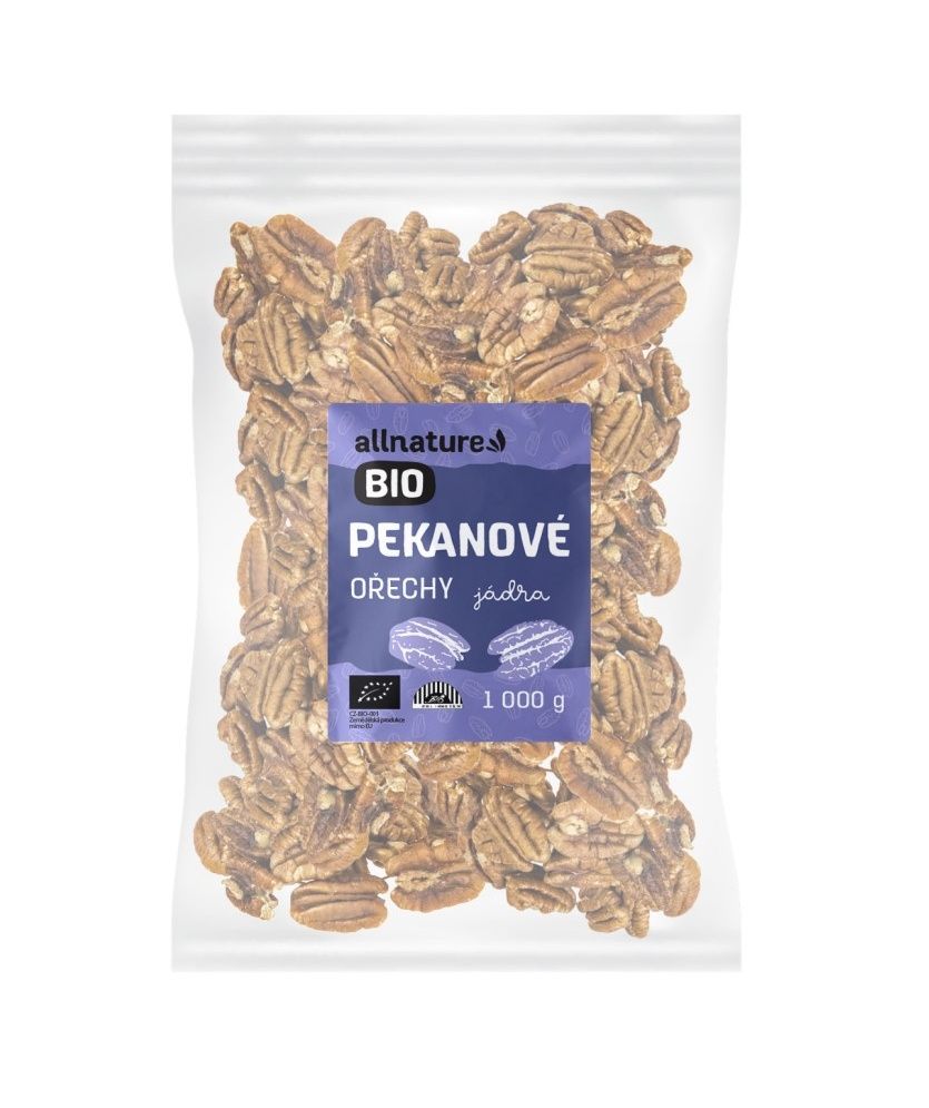 Allnature Pekanové ořechy BIO 1000 g Allnature