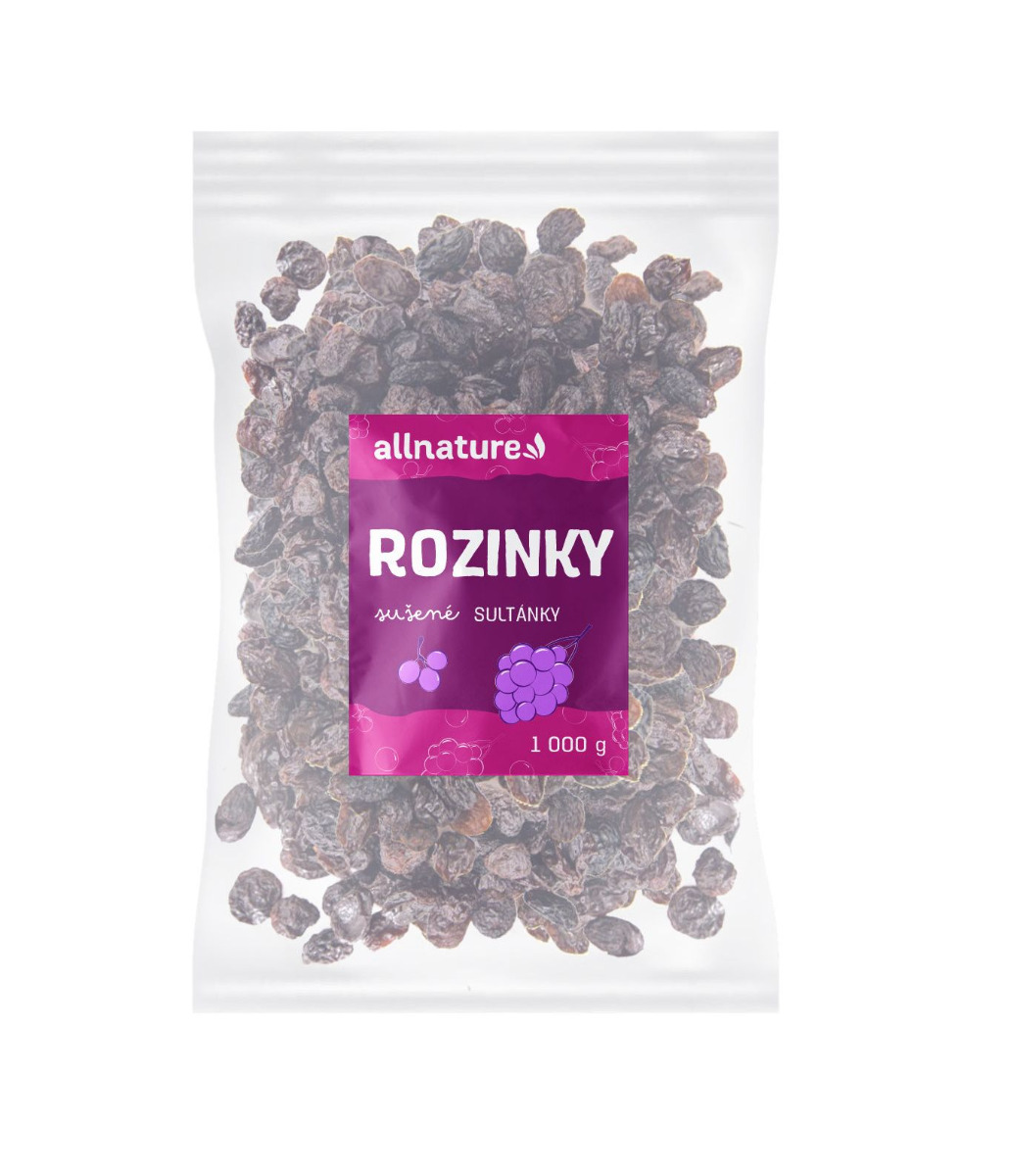 Allnature Rozinky sultánky 1000 g Allnature